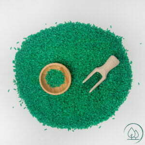 Sensomotorische speelrijst - Groen - 600 gram - Kiddeaus