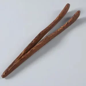 Houten pincet bamboe donker boogje-Kiddeaus