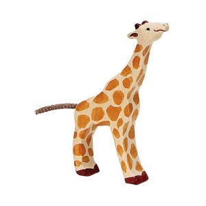 Houten giraffe klein-Kiddeaus