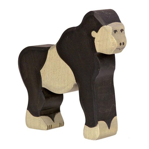 Holztiger houten gorilla-Kiddeaus