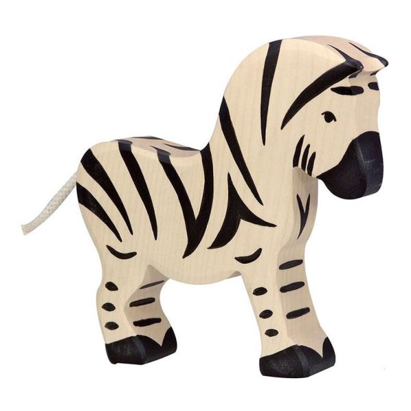 Holztiger houten zebra-Kiddeaus